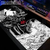 XXL Cool Mouse Pad Berserk Guts Anime Dywan Gamer 900X400mm Desk Mat Gaming Accessories Varmilo Keyboard Computer Mousepad 30x60cm