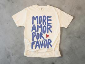 More Amor Por Favor TShirt  Funny Portuguese Love Graphic Tee  Cute Red Heart Streetwear Shirt Casual Short Sleeve Cotton Top 3XL gray