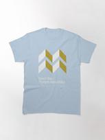 Simple Minds Don't You (Forget About Me) - Simple Minds 1985, New Wave Design song Minimalistic Swiss Graphic Design Classic T-Shirt 2XL šviesiai mėlyna spalva