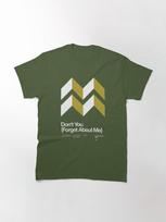 Simple Minds Don't You (Forget About Me) - Simple Minds 1985, New Wave Design song Minimalistic Swiss Graphic Design Classic T-Shirt S white