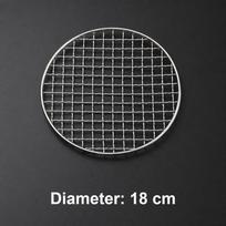 Maistinės grotelių grotelės Nerūdijančio plieno grotelių tinklelis Atsparus rūdijimui grotelių ekranas 18cm black