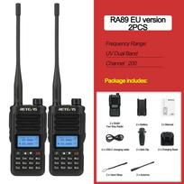 Retevis RA89 Walkie Talkie IP68 Usb-C Long Range Walkie Talkies FM VHF Ham Radio for Camping Hunting Emergency Rescue