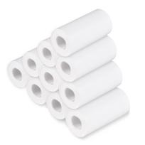 Šiluminio popieriaus rulonas 57 * 30 mm spausdinimo popierius, skirtas etikečių spausdintuvui vaikams, greito fotoaparato papildymo spausdinimo popierius, 10 rolls white