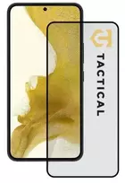 Tactical apsauginis stiklas Shield 5D skirtas Samsung Galaxy S22 su juodos spalvos krašteliu