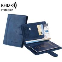 RFID paso viršelio dėklas Paso laikiklis Daugiafunkcis paso piniginės ID Kreditinės kortelės laikiklis Kelioninės piniginės kelionių priedai