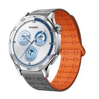 Silikoninis dirželis Huawei Watch GT 6 GT6 Pro 46mm Apyrankė Magnetinė kilpa Correa For Huawei Watch 5 Pro 4 3 GT6 GT5 GT4 GT3 GT2 GT2e for GT6 46mm red
