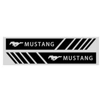 Automobilio galinio vaizdo veidrodžio šoninis lipdukas juostelė transporto priemonės kėbului Ford Mustang Mondeo Focus Fiesta Escape Kuga Ecosport Ranger Mustang juoda