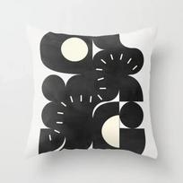 Namų dekoratyvinė pagalvės užvalkalas sofai Pagalvės užvalkalas 45*45 Nordic 40*40cm 40x40cm 50x50 Svetainė abstraktus 60x60 juodas pilkas 12x12Inch gray