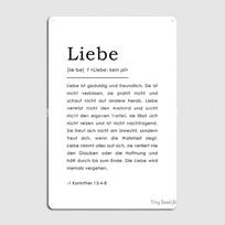 1 Korintiečiams 13:4-8 Mylimieji Biblijos eilutės Vokiečių Vokiečių Biblijos eilutė. Metalinė plokštelė Plakatas Namų plakatas Personalizuotas skardinis ženklas Plakatas 20x30cm gray