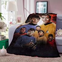 TV S-Star T-Trek Antklodė Šilta Ir Minkšta Tinka Miegamajam Svetainei Sofa-Lova Biurui Kelionei Stovyklavimui 30x40in gray