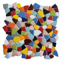 30x30cm Spalvotos Keraminės Laisvo Žvyro Plytelės Sodo Baseino Fono Sienos Mozaika Atsparios Dilimui Plytelės Apdaila 1Piece -30x30cm