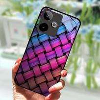 For Realme GT7 5G Case New Fashion Tempered Glass Back Cover Hard PC Phone Case For Realme GT 7 Fundas Shockproof Shell Housing For Realme GT 7 black