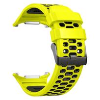 Dvipusis silikoninis laikrodžio dirželis Samsung Galaxy Watch Ultra 47mm Išmaniojo laikrodžio dirželiai Samsung Galaxy Watch Ultra 2025 47mm For Galaxy Ultra yellow