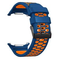 Dvipusis silikoninis laikrodžio dirželis Samsung Galaxy Watch Ultra 47mm Išmaniojo laikrodžio dirželiai Samsung Galaxy Watch Ultra 2025 47mm For Galaxy Ultra blue