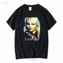 Doro Pesch Metal Queen Gerbėjams Juoda Dydis S iki 5XL Marškinėliai HE887 ilgomis rankovėmis vintažiniai skalbti su grafika madingi kvėpuojantys unisex M beige