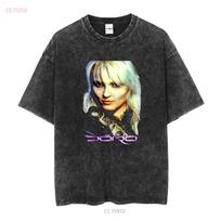 Doro Pesch Metal Queen Gerbėjams Juoda Dydis S iki 5XL Marškinėliai HE887 ilgomis rankovėmis vintažiniai skalbti su grafika madingi kvėpuojantys unisex 4XL black