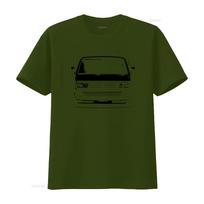 T25 Kemperis T3 Doka Autobusas Caravelle Vanagon Wedge Marškinėliai Jam Tėčiui S 3XL vintage skalbti ištempti patogūs stilingi L black