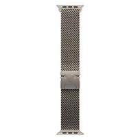 Titano apyrankė Apple Watch Ultra 2 49mm Series 10 9 8 7 6 5 Natūralaus titano Milanese Loop dirželis IWatch Parašiuto sagtimi Ultra 2 49mm gray