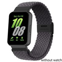 Pinti dirželiai Samsung Galaxy Fit 3 sportiniam dirželiui, reguliuojama pakaitinė Correa, nailoninė apyrankė Samsung Galaxy Fit3 apyrankei For Samsung Fit 3 black