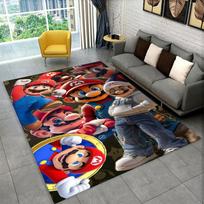 Animacinis M-Mario Bros žaidimo kilimas kilimėlis žaidimų kambariui, miegamajam, svetainei, sofai, namų dekoravimui, vaikų plotui, neslystantis grindų kilimėlis, dovana 40x60cm