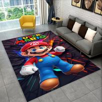 Animacinis M-Mario Bros žaidimo kilimas kilimėlis žaidimų kambariui, miegamajam, svetainei, sofai, namų dekoravimui, vaikų plotui, neslystantis grindų kilimėlis, dovana 40x60cm