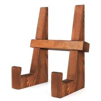Book Stand Vintage Wooden Cookbook Holder Decorative Practical Recipe Stand Handmade Multifunctional Table Easel Kitchen Counter ruda