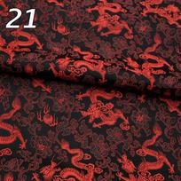 Satininis šilkinis audinys Brokatinis žakardinis audinys su drakono raštu Siuvimui Cheongsam krepšių Hanfu scenos drabužių DIY lopymo medžiaga 200cmx75cm