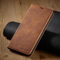 Odinis atlenkiamas dėklas telefonui Xiaomi Redmi Note 14 13 Pro + 12S 11S 10S 9S 12 11 10 9 8 7 Pro Plus 5G 12C 13C su kortelių dėklu RedMi Note 11 11S 4G brown