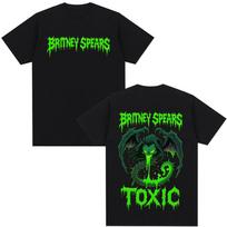 Britney Spears Metalinis Roko Grafinis Marškinėlis Unisex Moterų Mada Hip Hop Marškinėliai Harajuku Vintažinis Trumpomis Rankovėmis Marškinėlis Per dydį L green