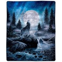 Vilko Antklodė Laukinių Gyvūnų Vilko Spausdinimo Vilnos Antklodė Minkšta Lengva Šilta Flanelinė Mesti Antklodė Lovai Sofai Twin King 80x120cm gray