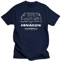 Unisex marškinėliai Vanagon techninis brėžinys T3 Vanagon Westfalia Marškinėliai Spausdinti marškinėliai topai XL gray