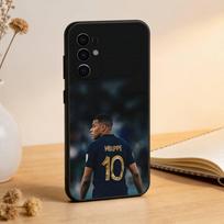 Futbolo Žvaigždė M-MbappeS-S Telefono dėklas Samsung S25,S24,S21,S22,S23,S30,Ultra,S20,Plus,Fe,Lite,Note,10,Juodas Dangtelis Samsung S205G