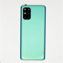 Stiklinis galinis dangtelis OnePlus 8T baterijos dangteliui, galinis korpuso panelė su lipduku kameros objektyvui žalia