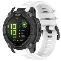 Originalus silikoninis dirželis, skirtas Garmin Instinct 3 Amoled 50mm 45mm, keičiama apyrankė, skirta Garmin Instinct 3 Solar 45mm 50mm Instinct 3 50mm balta