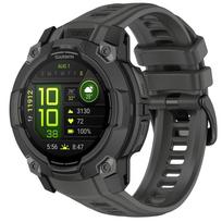 Originalus silikoninis dirželis, skirtas Garmin Instinct 3 Amoled 50mm 45mm, keičiama apyrankė, skirta Garmin Instinct 3 Solar 45mm 50mm Instinct 3 45mm tamsiai pilka spalva