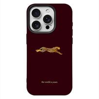 Bėgantis gepardas telefono dėklas IPhone 17 16 15 Plus 11 13 12 14 Pro Max 16e 17 Air minkštas permatomas dėklas Coque iphone 12