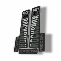 for Rock Shox RECON 2018 Mountain Bike Cycling Decal Kit Sticker Adhesive pilka spalva