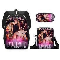 Taylorswift Taylor Swift School Bag Children'S Backpack Small Satchel Pencil Bag Backpack Shoulder bag