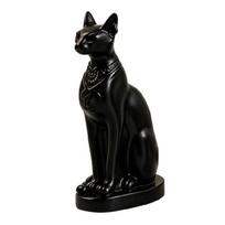 Egipto Katės Deivės Bastet Statulėlė Kolekcionuojama Figūrėlė Egipto Suvenyrai Dervos Bastet Skulptūra Namų Stalo Dekoracijoms juoda