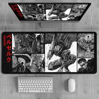 XXL Mouse Pad Anime Berserk Gamer Keyboard Key cap Mause pads Large Rubber Gaming sword berserk pc accessories Cabinet Desk mat 40cmx90cm(15.7x35.4inch)