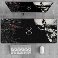 XXL Mouse Pad Anime Berserk Gamer Keyboard Key cap Mause pads Large Rubber Gaming sword berserk pc accessories Cabinet Desk mat 30cmx80cm(11.8x31.5inch)