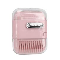 5 in 1 Manual Hair Trimmer Comb 3 Modes Non Static Portable Split End Trimmer for Eyebrows rožinė