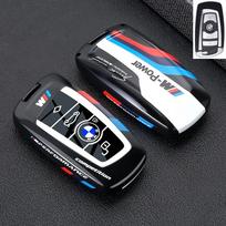 Automobilio metalinis raktų dėklas Dangtelis Korpusas Raktų pakabukas BMW 1 3 5 7 serijai X1 X3 X4 X5 F10 F15 F16 F20 F30 F18 F25 M3 M4 E34 Priedai black