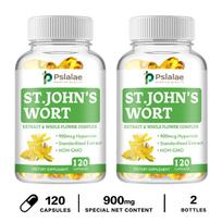 Pslalae - St. Jonažolės ekstrakto kapsulės - 900 mcg hipericino - emocinei sveikatai 120*2