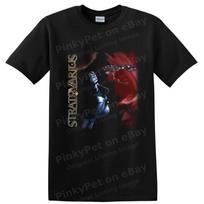 Stratovarius Rock Metal Music T Shirt Band Art Graphic Tee L black