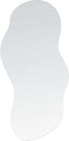 Beliani Sieninis veidrodis AUXERRE, 40 × 80 cm, sidabrinis
