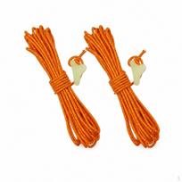 Dyneema Atspindintys įtempimo lynai palapinėms ir brezentams, 2 mm Didelio stiprio stovyklavimo laidas Geltonas 4m 2 Orange 4m 2 Ropes orange