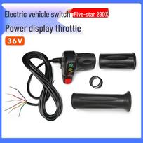 Electric Bicycle 24V/36V/48V Half Grip 29DX Twist Throttle Speed Control 48V Five-Star 29DX Switch Half-Grip