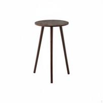 Gėlių vazono laikiklis, tvirto medžio, apvalus augalo stovas, minimalistinio dizaino, medinis, svetainei Mahogany_No.3
