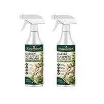 Outdoor Sculpture Stain Remover Deep Cleans Dirt, Grime, And Algae Effortlessly. Patios And Backyard Decoration 2pcs white